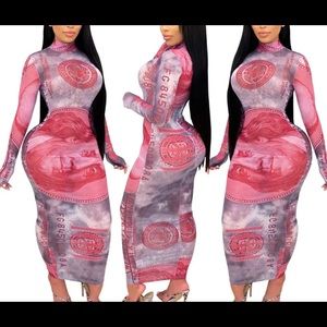 💕Gorgeous Dolls Boutique Sexy Money Dress💕